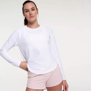 NWT Calia Pointelle Long Sleeve - Pure White